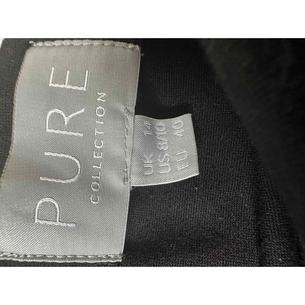 PURE Collection Skirt Womens Size US 10 Black Knee Length Pencil Style Office - Picture 5 of 7